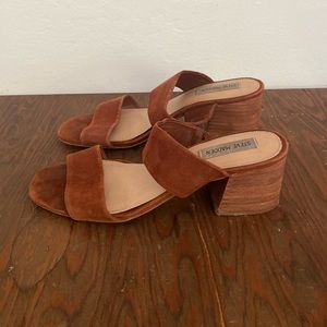 Steve Madden Suede Block Heel